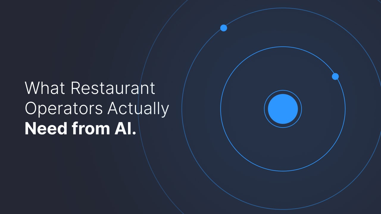 What Restaurant Operators Actually Need from AI